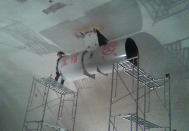 SSF射流風機施工現(xiàn)場